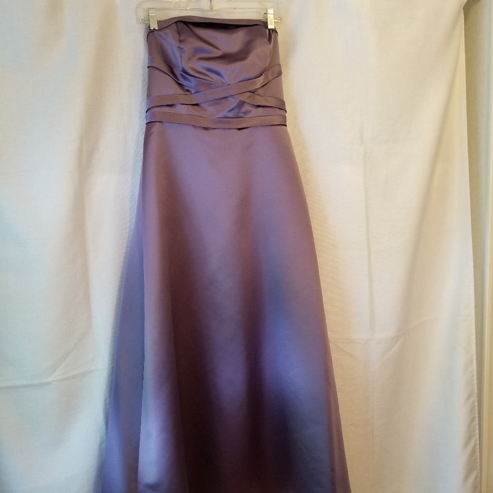 Lavender Bridesmaid Gown